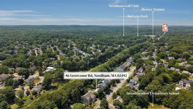 86 Grosvenor Rd., Needham, MA 02492