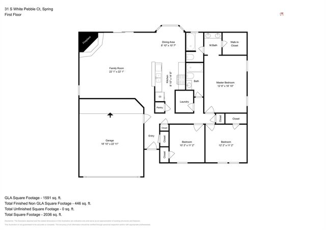 31 S White Pebble Court, Spring, TX 77380