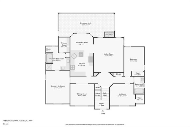 418 Carmain Lane NW, Marietta, GA 30064