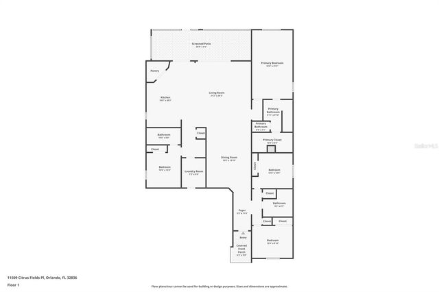 11509 CITRUS FIELDS PLACE, Orlando, FL 32836