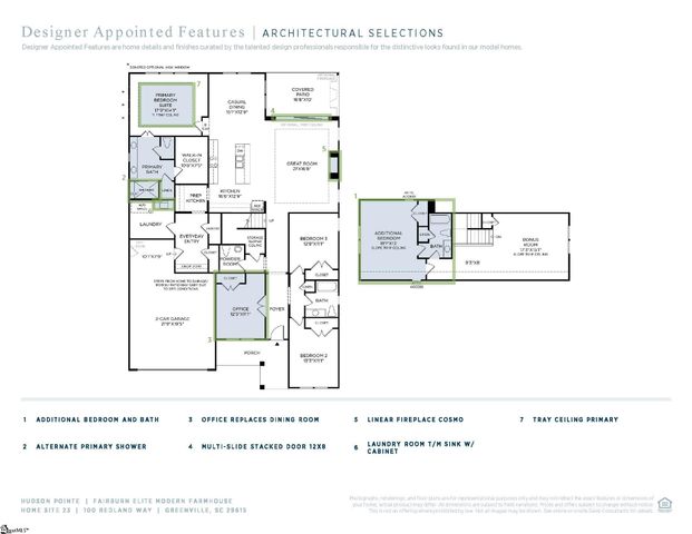 100 Redland Way Lot23 Fairburn Elite Modern Farm, Greenville, SC 29615