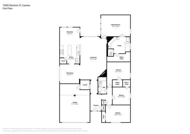 15402 Streetcar Court, Cypress, TX 77429