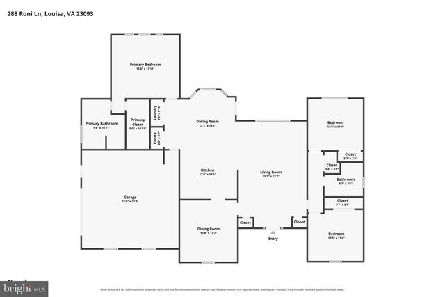 288 RONI LN LN, Louisa, VA 23093