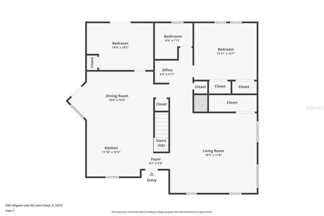 5381 ALLIGATOR LAKE ROAD, St Cloud, FL 34772