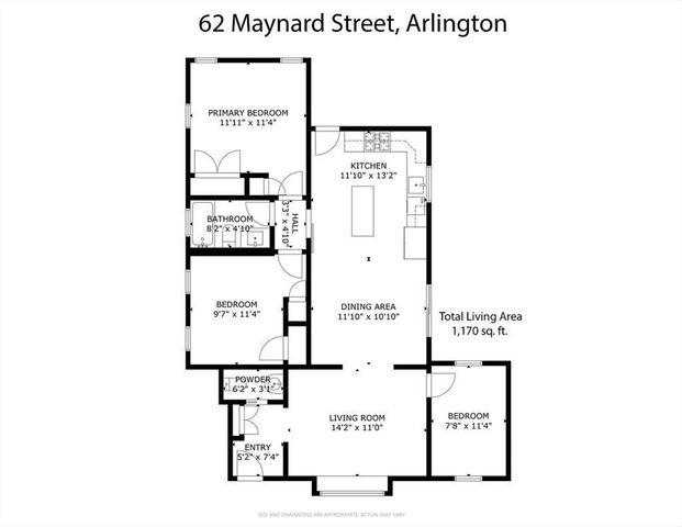 60-62 Maynard St 1, Arlington, MA 02474