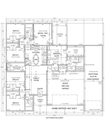 29174 Osage Hills Drive, Mcloud, OK 74851