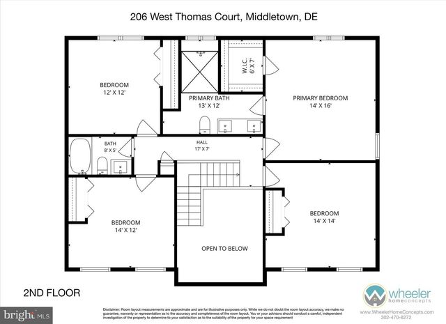 206 W THOMAS CT, Middletown, DE 19709