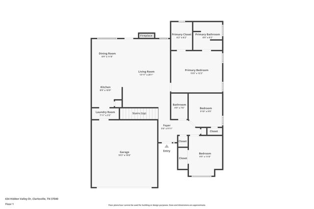 634 Hidden Valley Dr, Clarksville, TN 37040