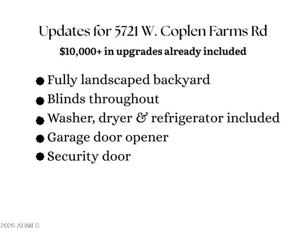 5721 W COPLEN FARMS Road, Laveen, AZ 85339