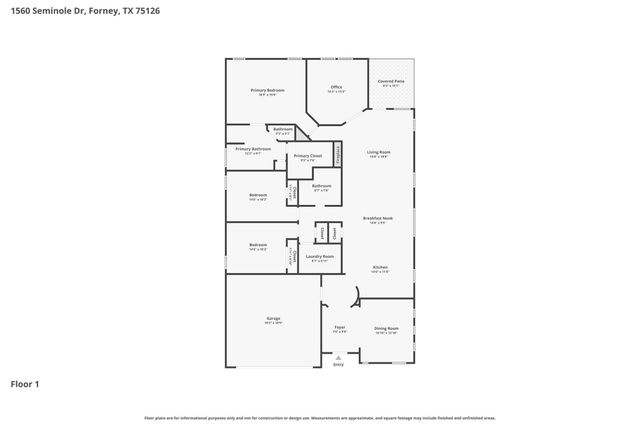 1560 Seminole Drive, Forney, TX 75126