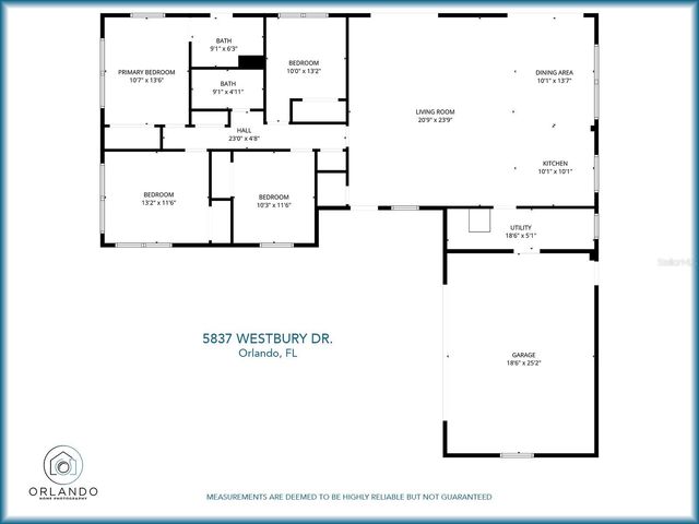 5837 WESTBURY DRIVE, Orlando, FL 32808