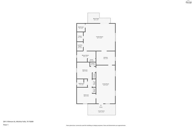 2011 FILLMORE STREET, Wichita Falls, TX 76309