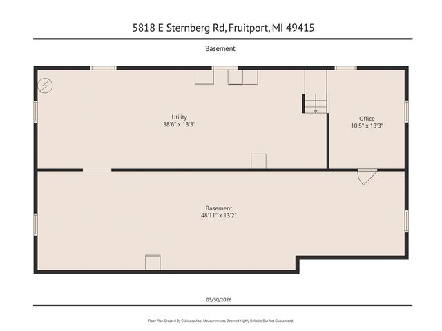 5818 E Sternberg Road, Fruitport, MI 49415