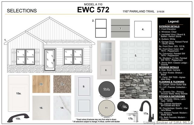 1167 - LOT 572 Parkland Trail, Jeffersonville, IN 47130