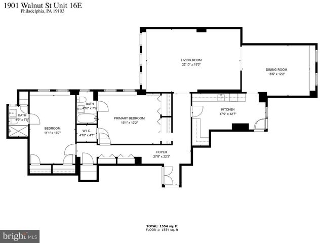 1901 WALNUT ST #16E, Philadelphia, PA 19103