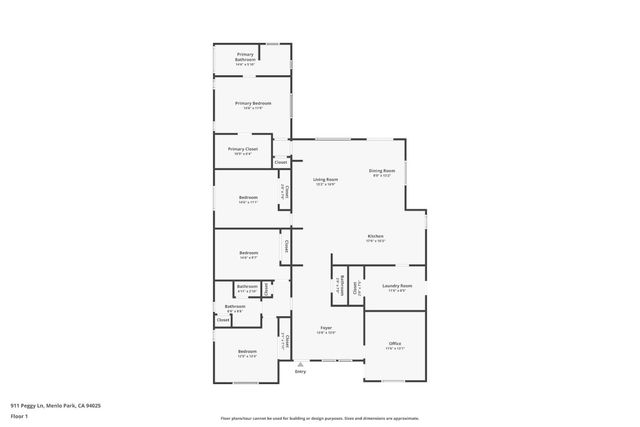 911 Peggy Lane, Menlo Park, CA 94025