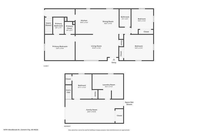 10791 Woodbrook Drive, Cement City, MI 49233