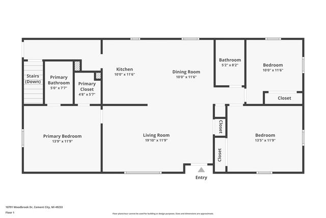10791 Woodbrook Drive, Cement City, MI 49233