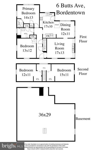 6 BUTTS AVE, Bordentown, NJ 08505