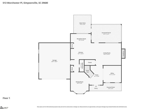 513 Worchester Place, Simpsonville, SC 29680