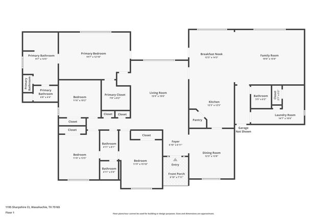 1195 E Sharpshire Court, Waxahachie, TX 75165