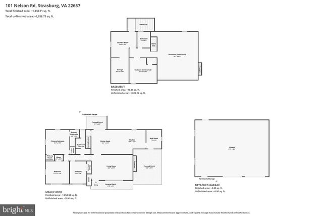 101 NELSON RD, Strasburg, VA 22657