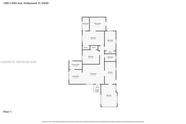 1300 S 20th Ave, Hollywood, FL 33020