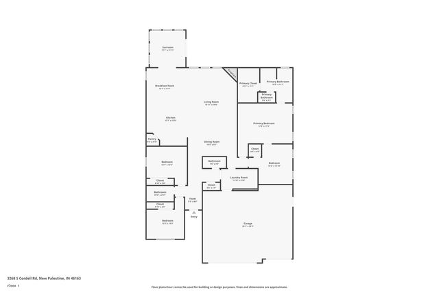 3268 S Cordell Road, New Palestine, IN 46163