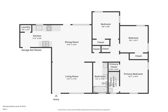 703 Casa Linda Street, Ennis, TX 75119