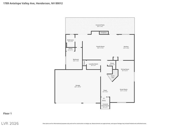 1789 Antelope Valley Avenue, Henderson, NV 89012