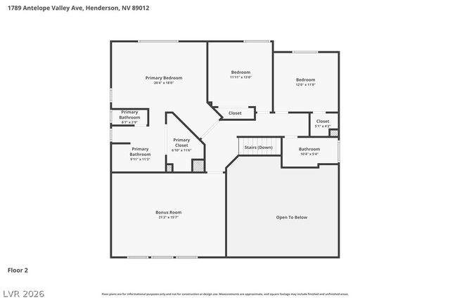 1789 Antelope Valley Avenue, Henderson, NV 89012