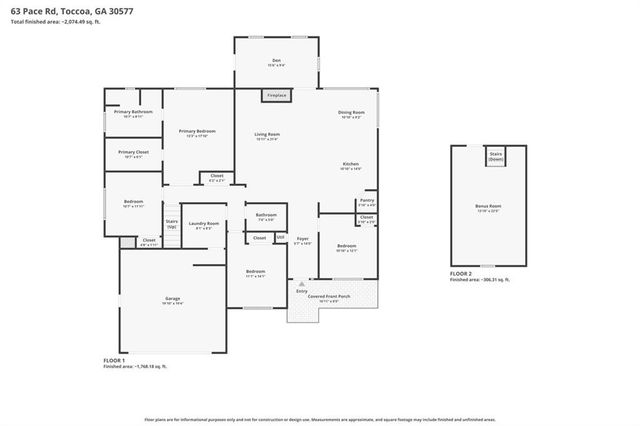 63 Pace Road, Toccoa, GA 30577