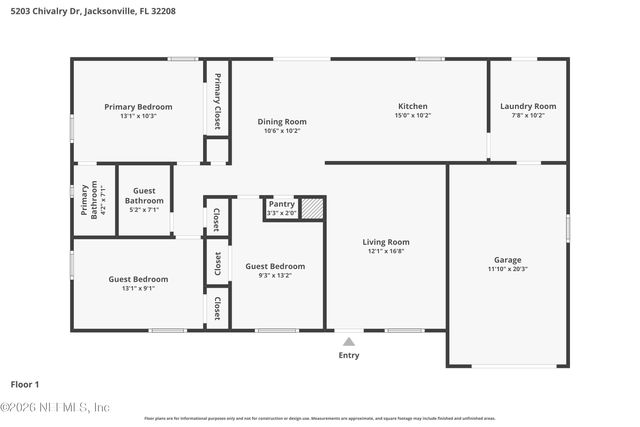 5203 CHIVALRY Drive, Jacksonville, FL 32208