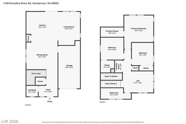 1158 Paradise River Road, Henderson, NV 89002