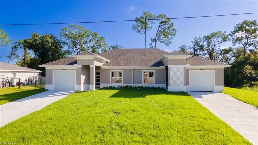 4820-4822 29th ST SW, LEHIGH ACRES, FL 33973 — exterior
