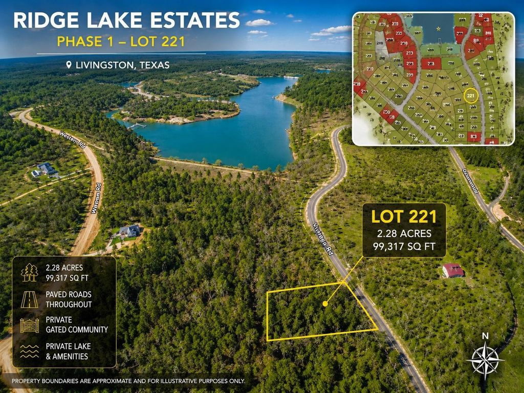 TBD Lot 221 Vintage Rd, Livingston, TX 77351