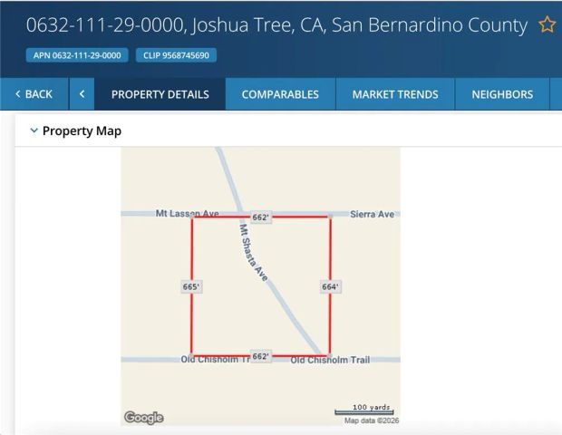 0 Mt Shasta Ave, Joshua Tree, CA 92252