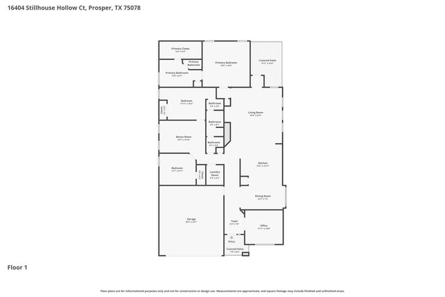 16404 Stillhouse Hollow Court, Prosper, TX 75078