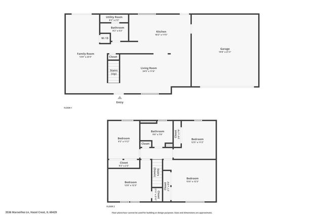 3536 Marseilles Lane, Hazel Crest, IL 60429