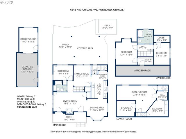 6343 N MICHIGAN Ave, Portland, OR 97217