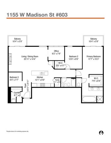 1155 W Madison Street 603, Chicago, IL 60607