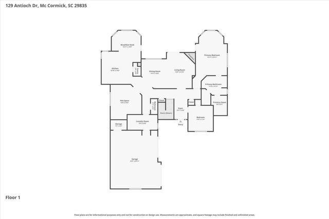 129 Antioch Drive, Mc Cormick, SC 29835