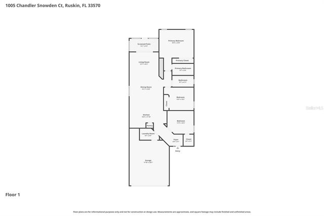 1005 CHANDLER SNOWDEN COURT, Ruskin, FL 33570