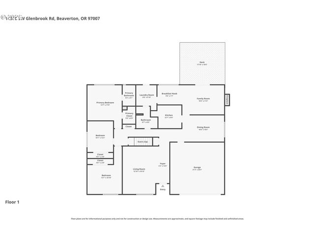 14575 Sw GLENBROOK Rd, Beaverton, OR 97007
