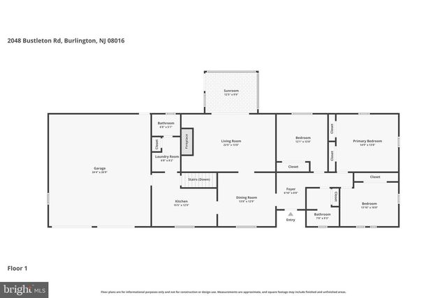 2048 BUSTLETON RD, Burlington, NJ 08016