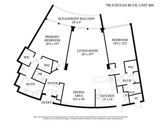 700 S Ocean Boulevard 804, Boca Raton, FL 33432