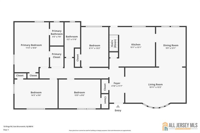 15 Kings Road, East Brunswick, NJ 08816