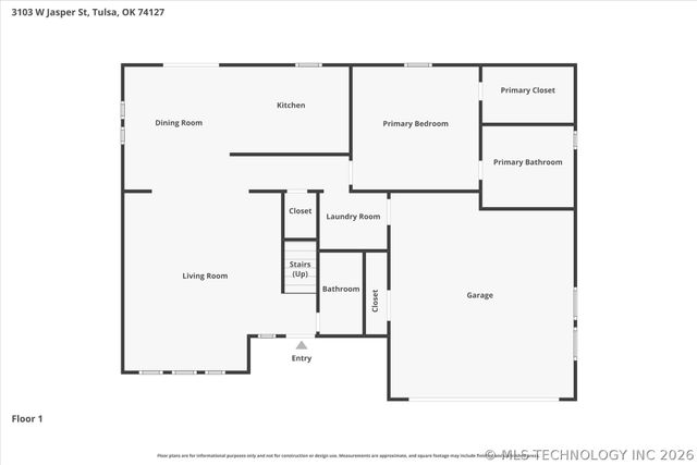 3103 W Jasper Street, Tulsa, OK 74127
