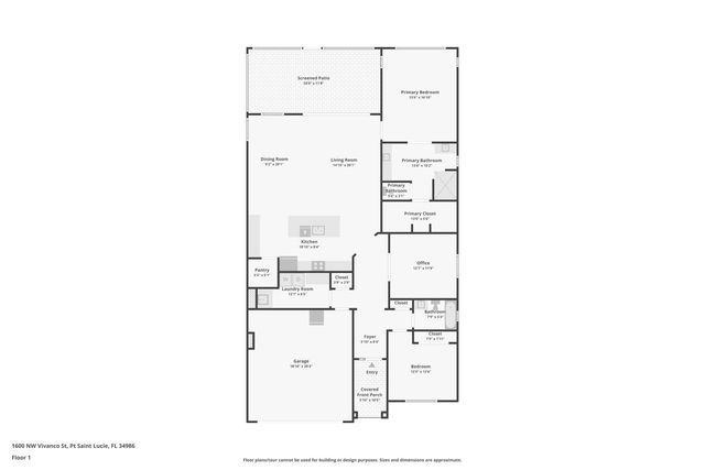 1600 NW Vivanco Street, Port St. Lucie, Port St Lucie, FL 34986