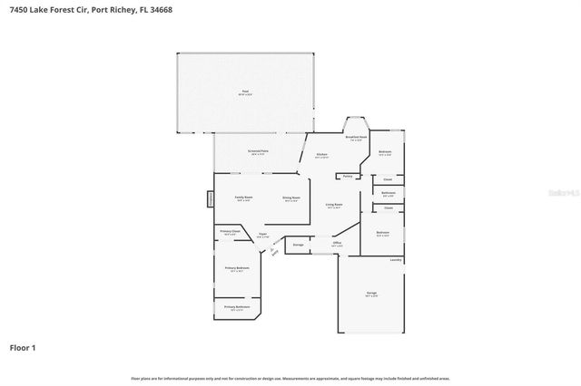 7450 LAKE FOREST CIRCLE, Port Richey, FL 34668